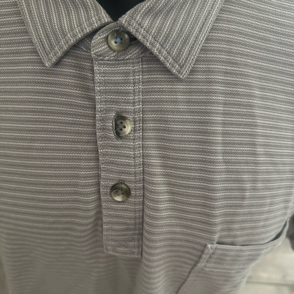 Men’s used Island Zone Tommy Bahama grey size L large polo shirt - Picture 3 of 4